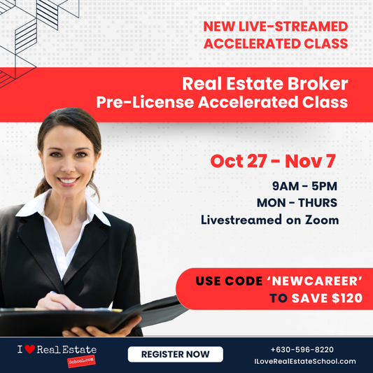 75-Hr Broker Pre-License Accelerated - Oct 27 - Nov 7