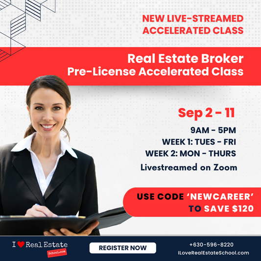 75-Hr Broker Pre-License Accelerated - Sep 2 - 11