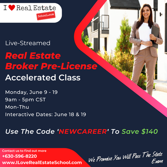 75-Hr Broker Pre-License Accelerated - June 9 - 19