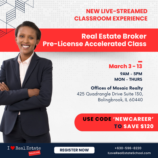 75-Hr Broker Pre-License Accelerated - March 3 - 13 - Mosaic Realty