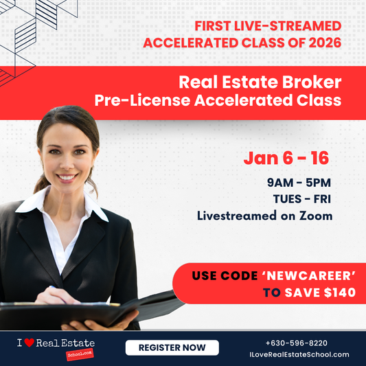 75-Hr Broker Pre-License Accelerated: Jan 6 - 16