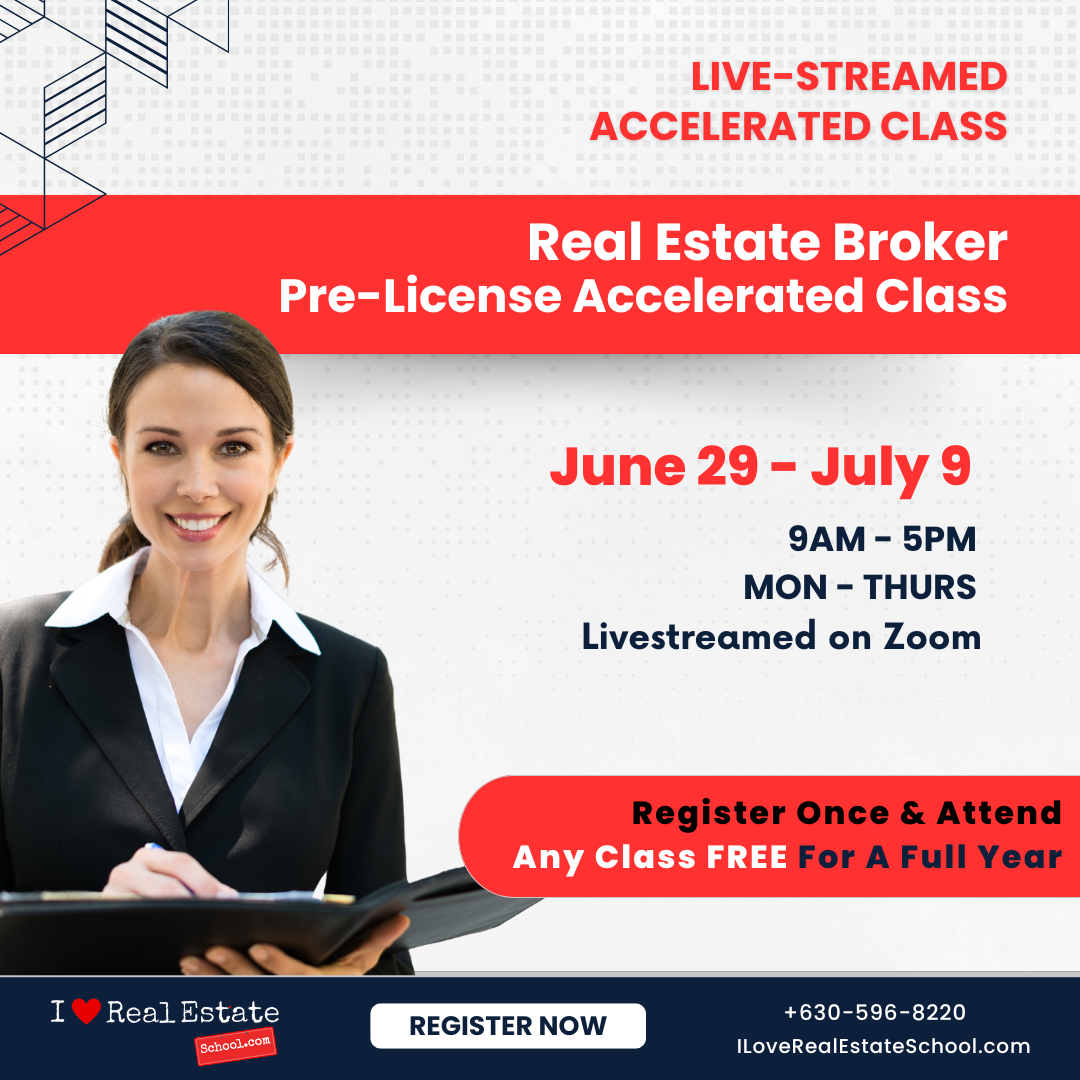 75-Hr Broker Pre-License Accelerated: June 29 - July 9