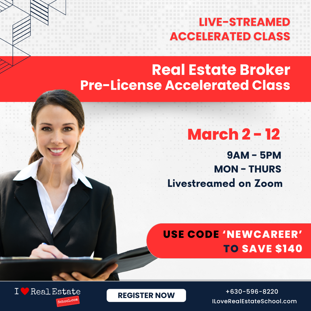 75-Hr Broker Pre-License Accelerated: March 2 - 12