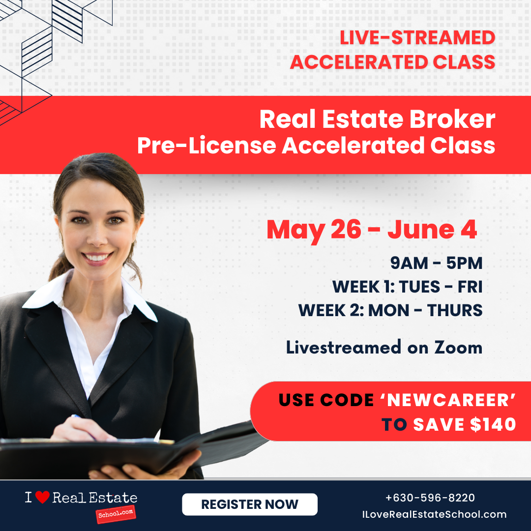 75-Hr Broker Pre-License Accelerated: May 26 - June 4