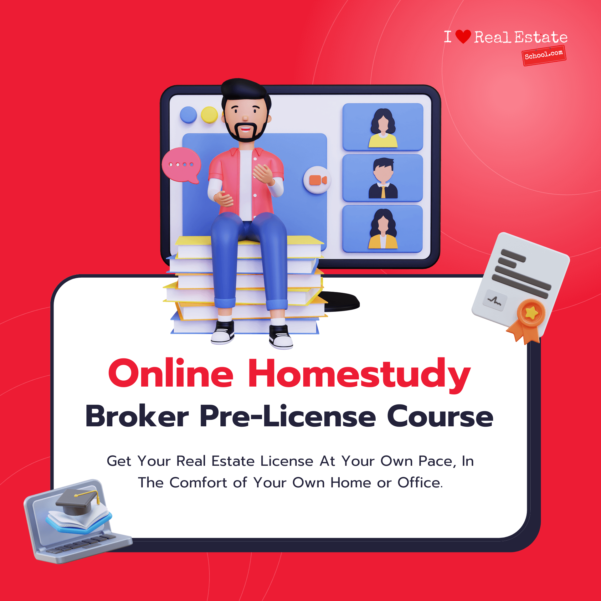 Online Homestudy Broker Pre-License Course