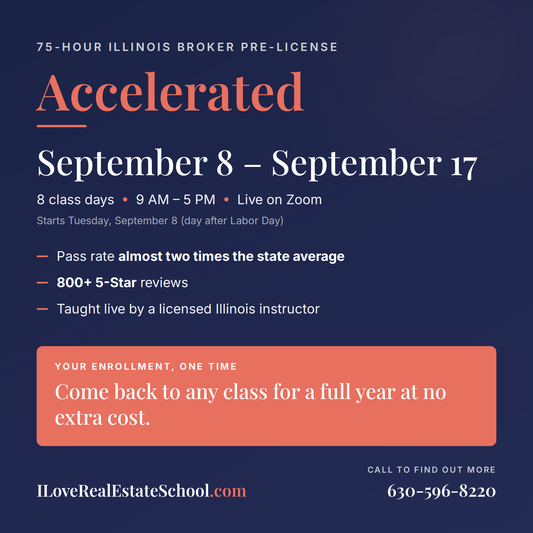 75-Hr Broker Pre-License Accelerated: Sep 8 - Sep 17